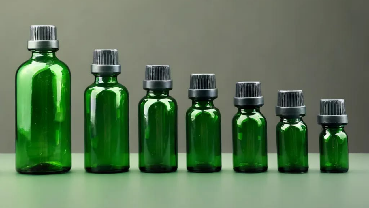Green Glass Dropper Bottles for Essential Oils: UV Protection, Sizes, Pricing