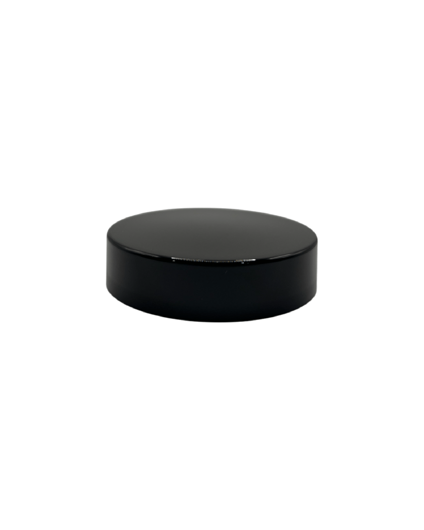 100ml Clear Glass Jar With Black ABS Lid - Pack of 15