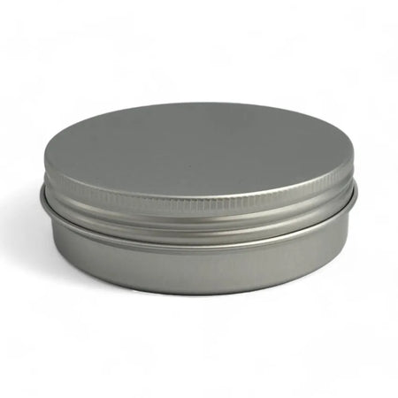 100ml Silver Aluminium Screw Lid Tin