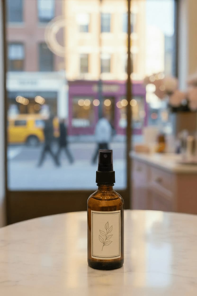 100ml Amber Glass Dropper Bottle With Black Tamper Evident Atomiser with Dark Tinted Over Cap (Type III)