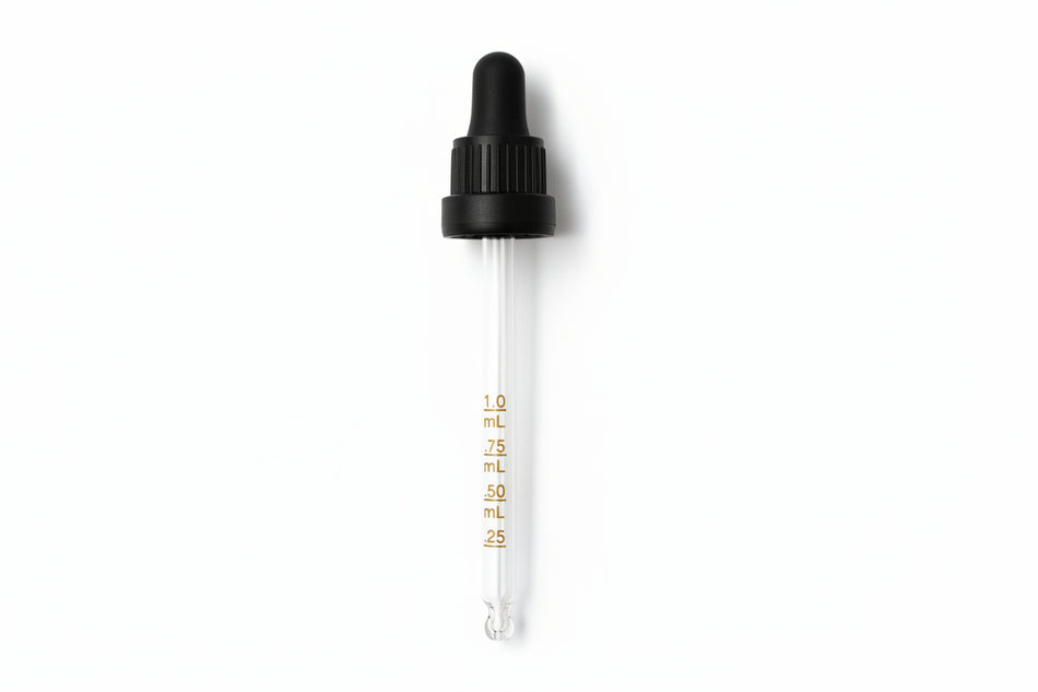 100ml Black Tamper Evident Ball Ended Graduated Etched Pipette