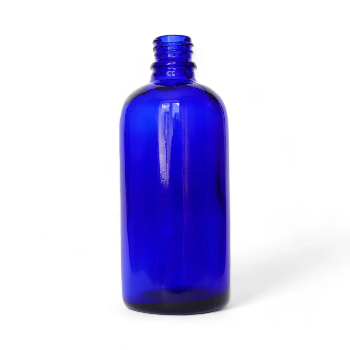 100ml Blue Glass Dropper Bottle with White Bamboo Dropper