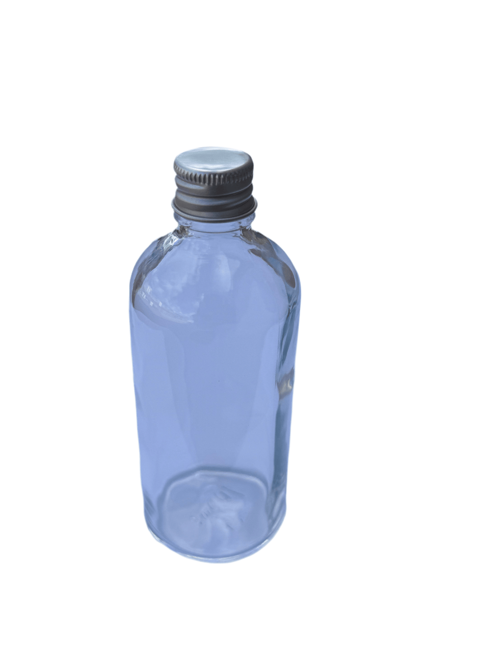 100ml Clear Glass Dropper Bottle & Aluminium Cap