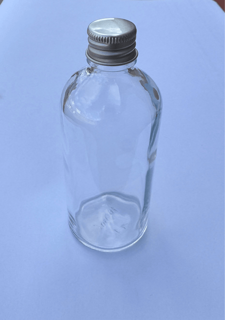 100ml Clear Glass Dropper Bottle & Aluminium Cap