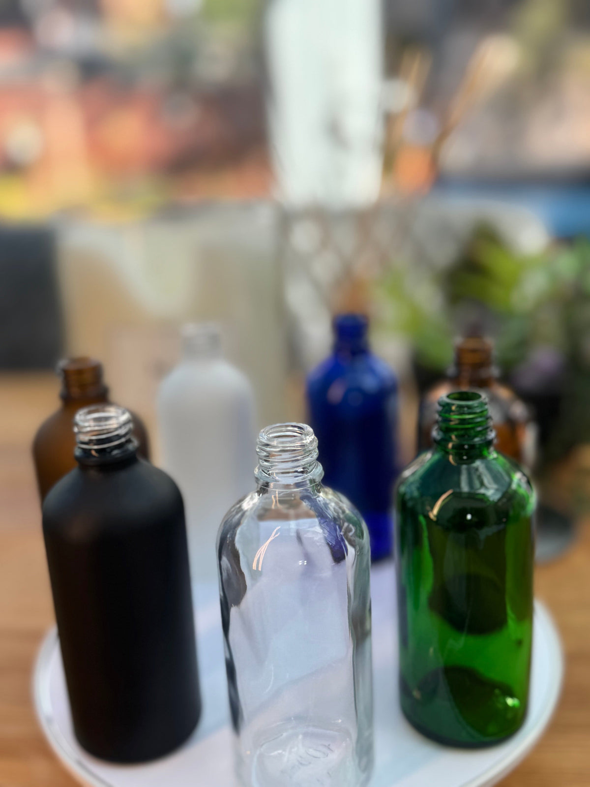 100ml Clear Glass Dropper Bottle with Black & Gold Dropper