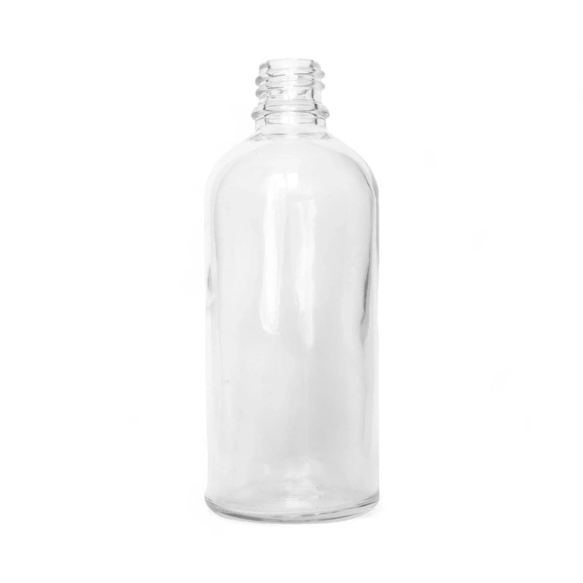 100ml Clear Glass Dropper Bottle with Silver & White Dropper