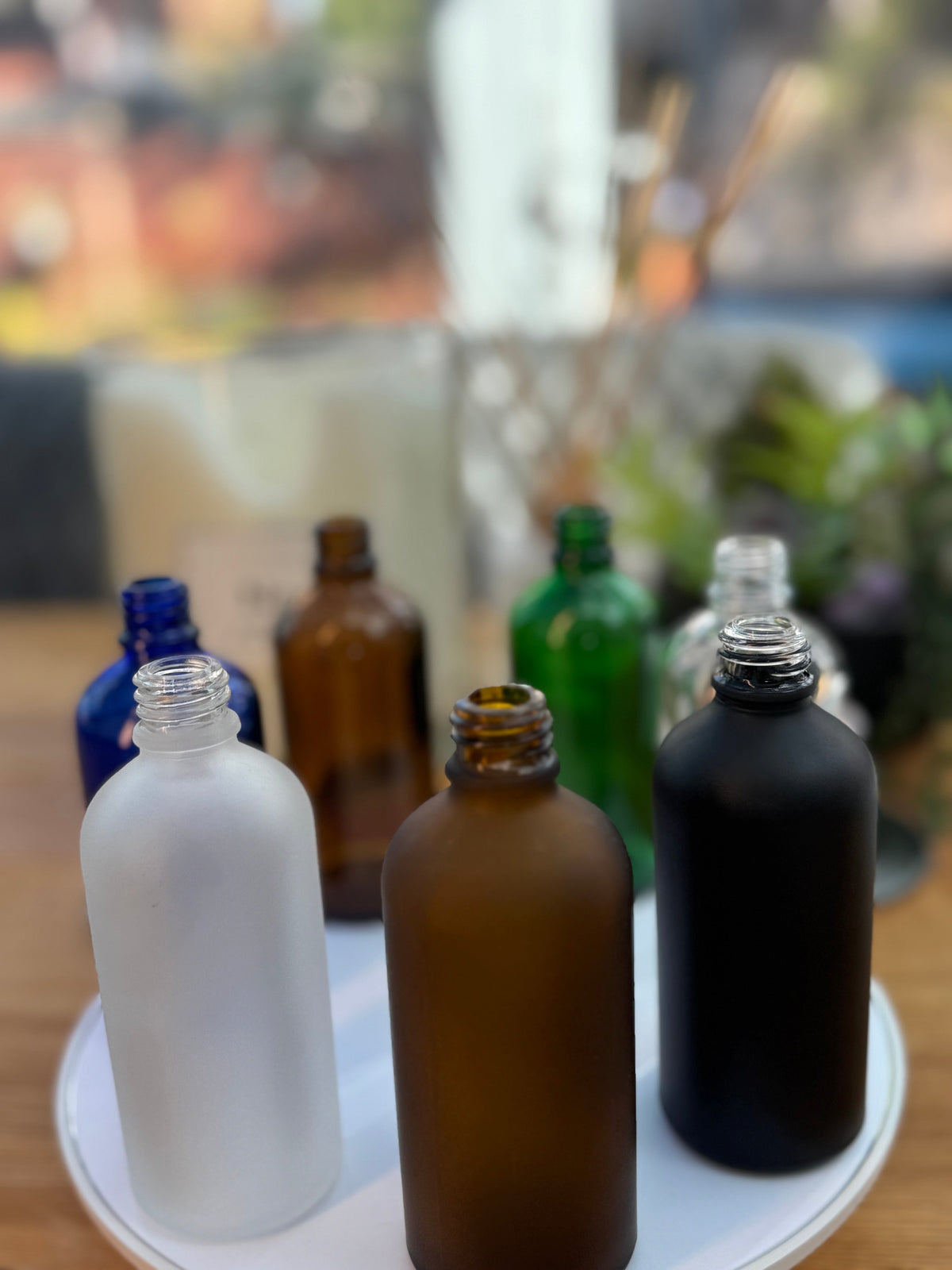 100ml Frosted Amber Glass Dropper Bottle