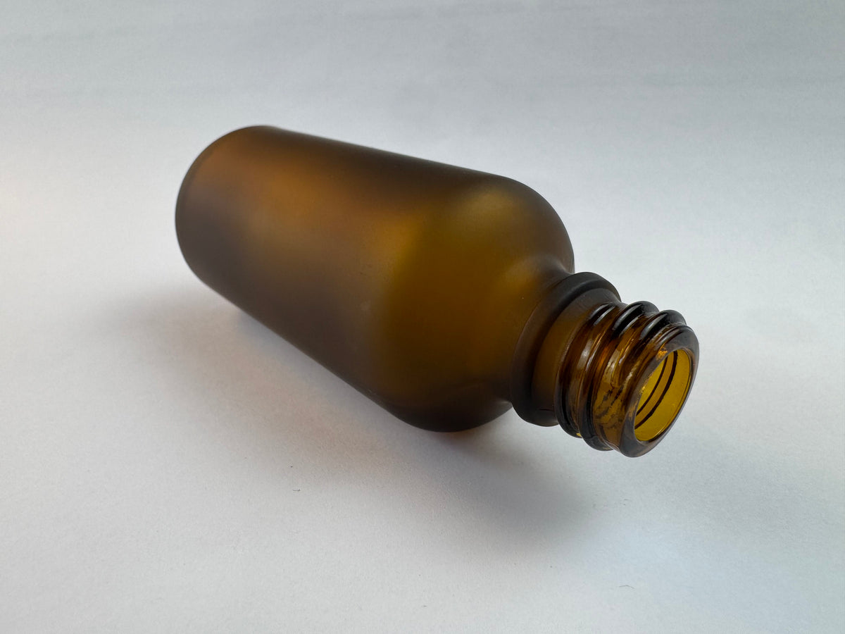 100ml Frosted Amber Glass Dropper Bottle
