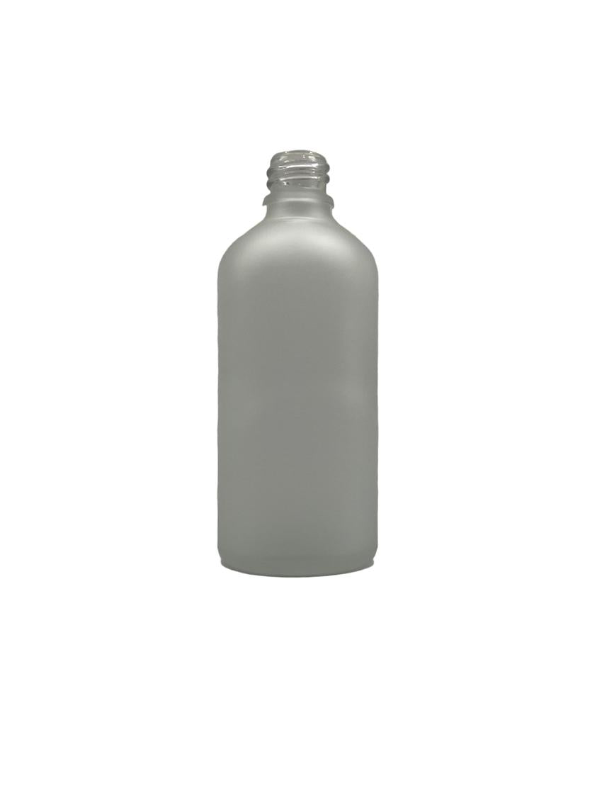 100ml Frosted Clear Glass Dropper Bottle