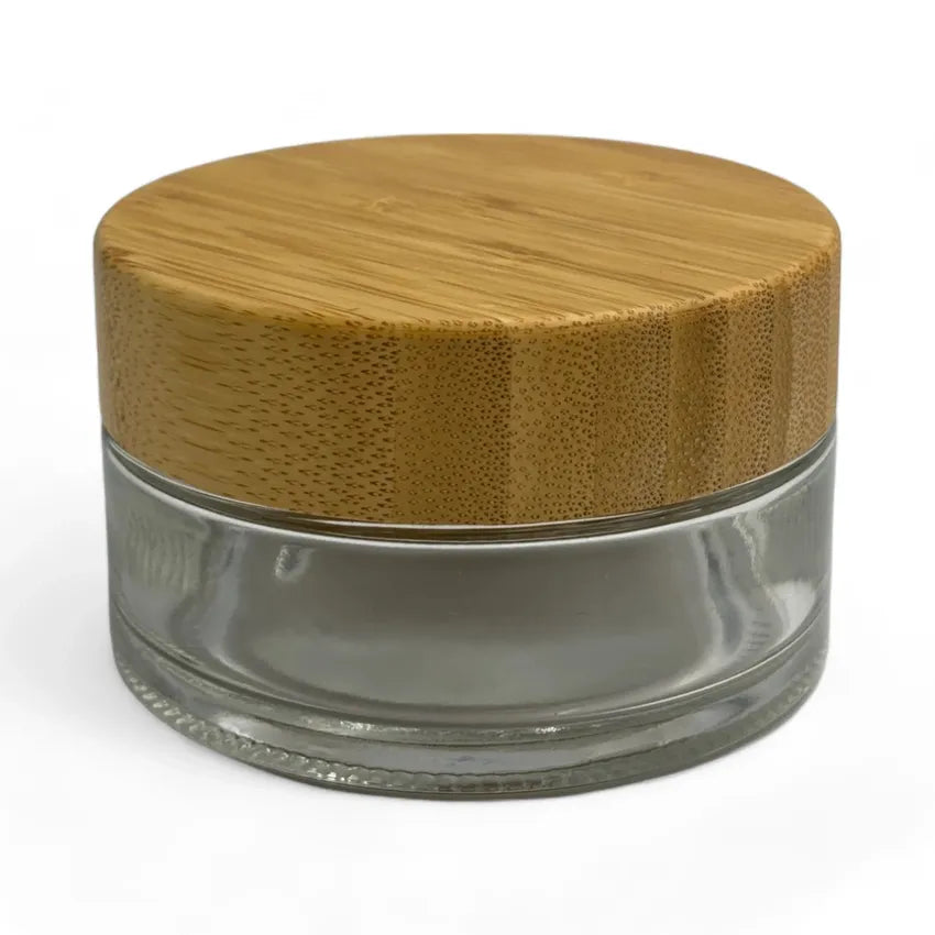 100ml Glass Jar with Bamboo Lid