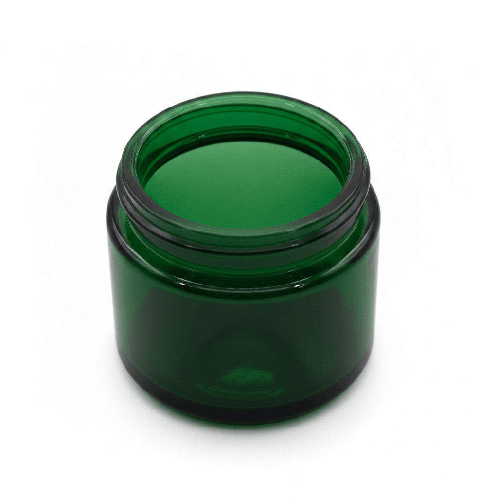 100ml Green Glass Jar