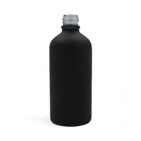 100ml Matte Black Glass Dropper Bottle - Pack of 12