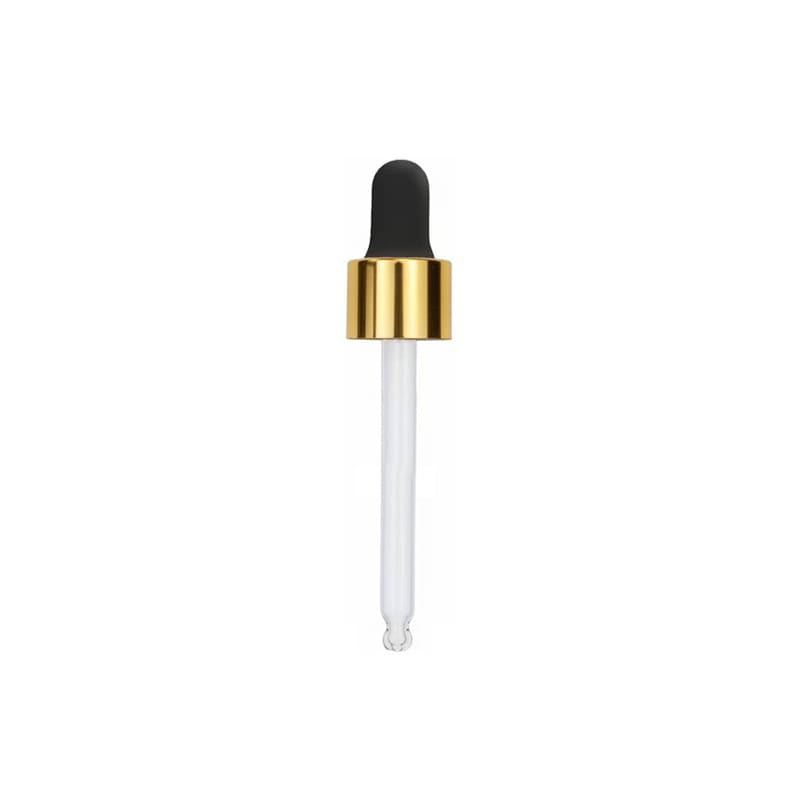 100ml Premium Amber Glass Dropper Bottle with Black & Gold Dropper
