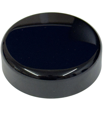 100ml premium Gloss Black bevelled SAN cap