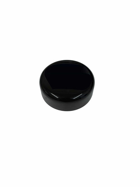 100ml premium Gloss Black bevelled SAN cap