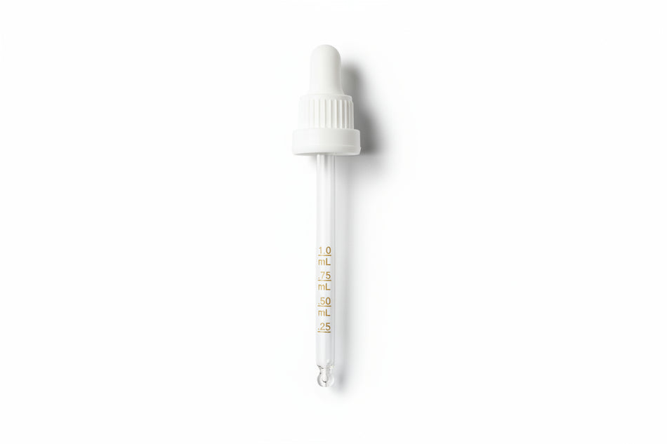 100ml White Tamper Evident Ball Ended Graduated Etched Pipette