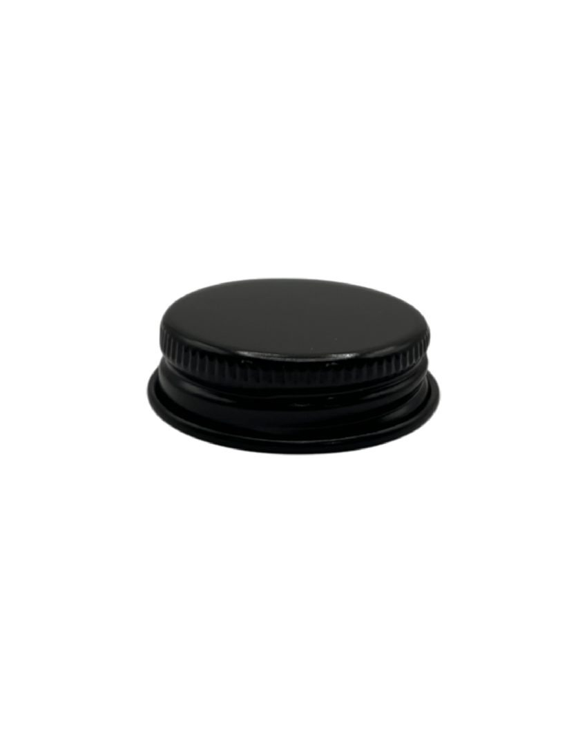 5ml Matte Black Aluminium Lid for Glass Jar