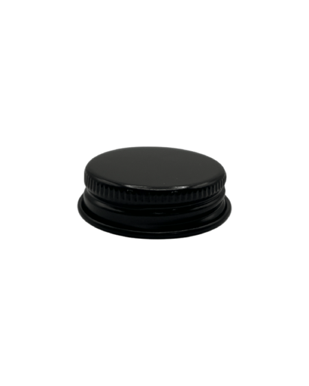 5ml Matte Black Aluminium Lid for Glass Jar