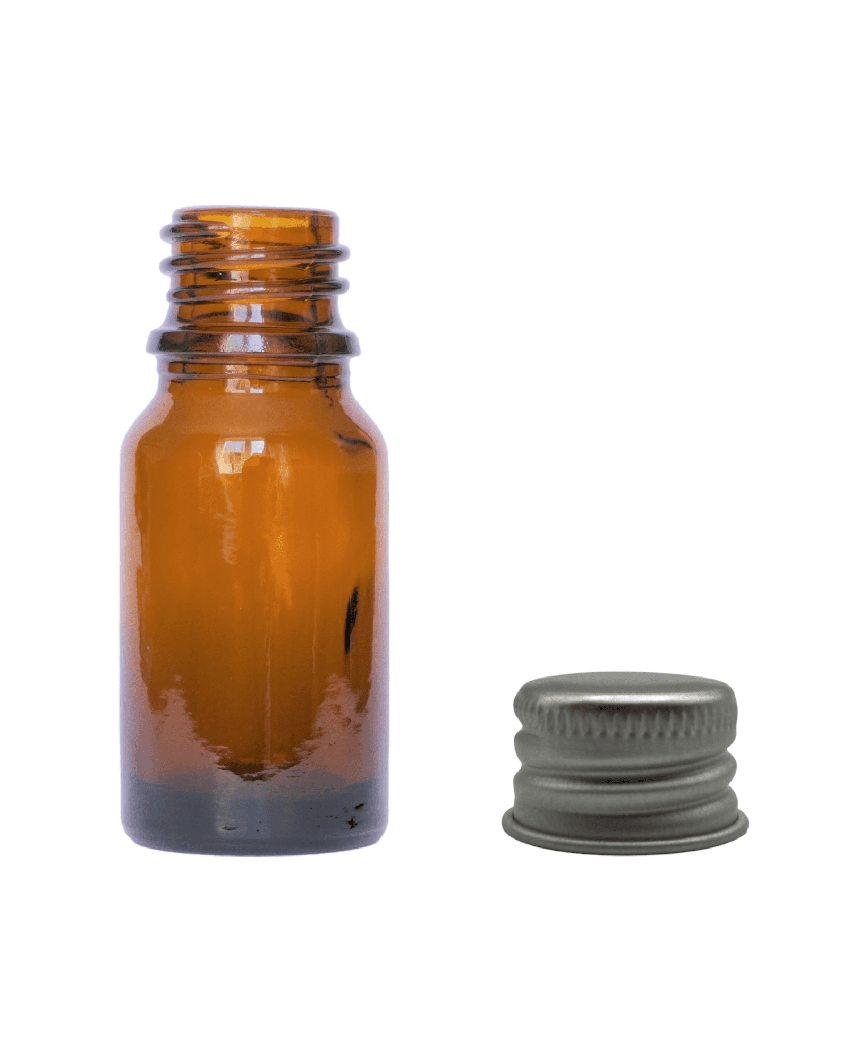 10ml Amber Glass Dropper Bottle with Aluminium Cap