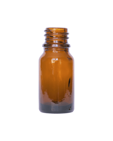 10ml Amber Glass Bottle with Black TE BEP - Pack of 12