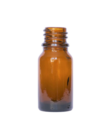 10ml Amber Glass Dropper Bottle with Gold Atomiser with Gold Over Cap