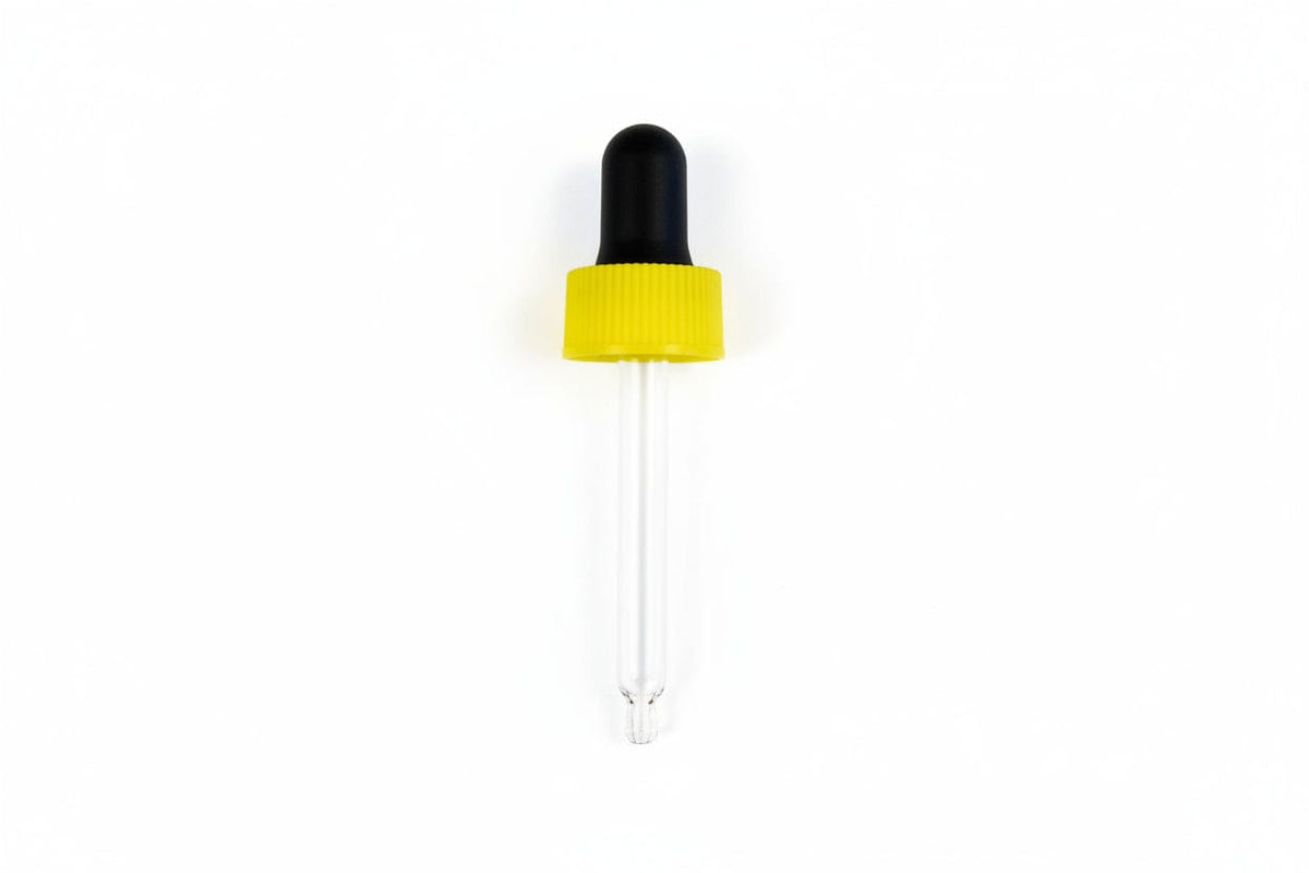 10ml Black Teat Yellow Shoulder Pipette for 10ml Vials