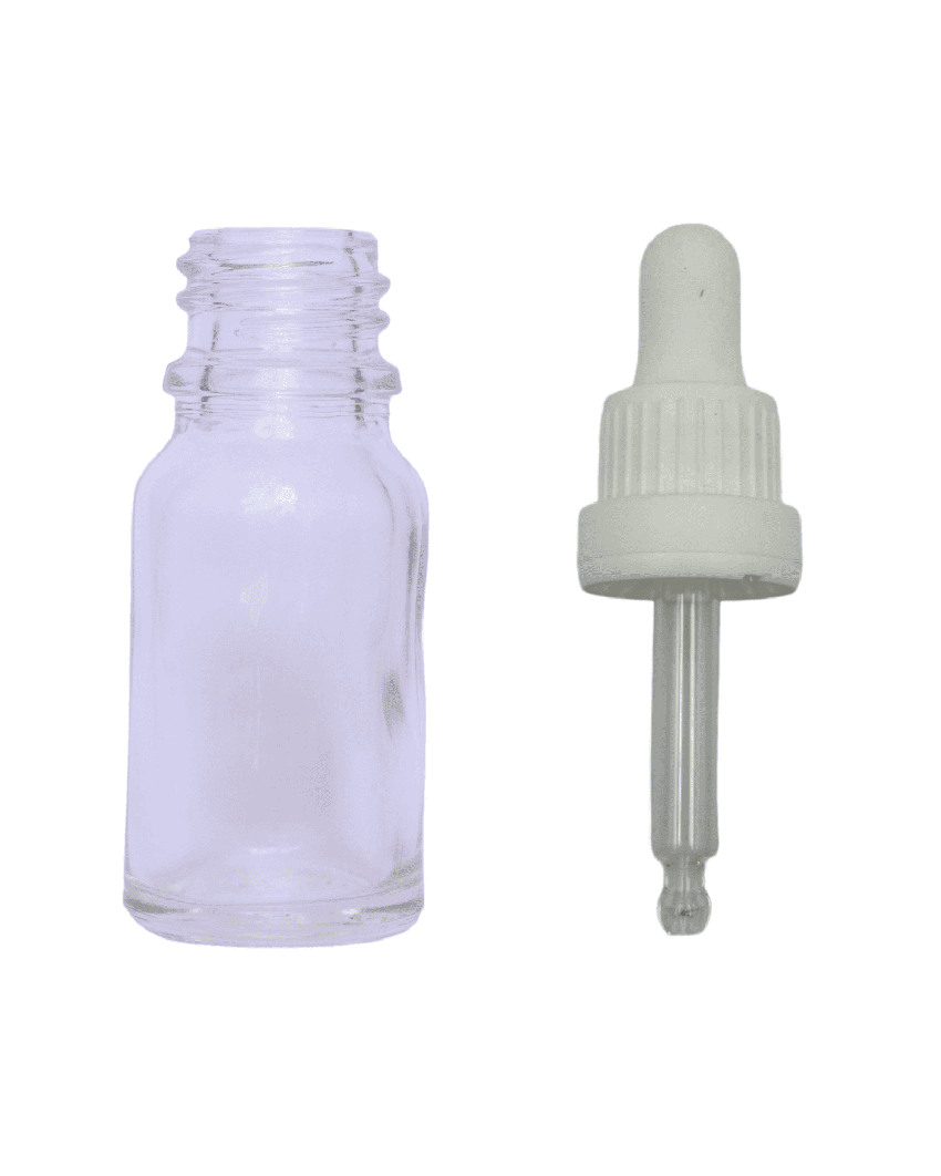 Clear Glass Dropper Bottles