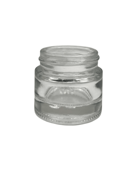 10ml Clear Glass Jar With Gold Aluminium Lid