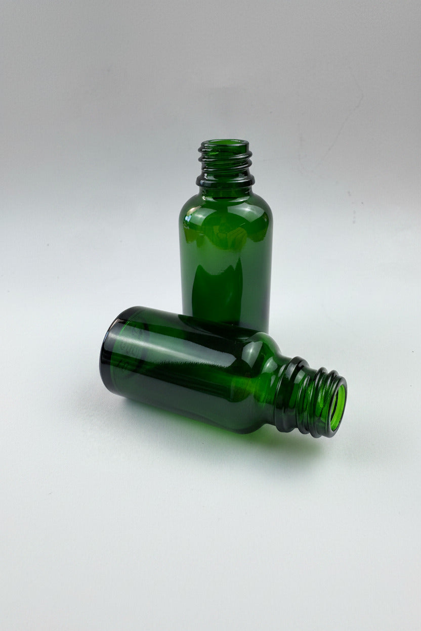 10ml Green Glass Dropper Bottle & Aluminium Cap