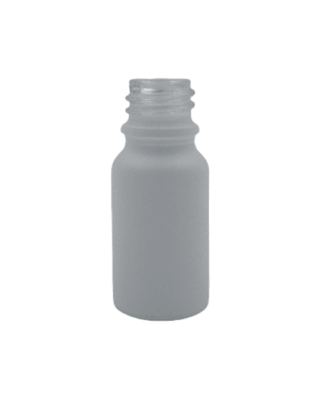 10ml Matte White Glass Dropper Bottle