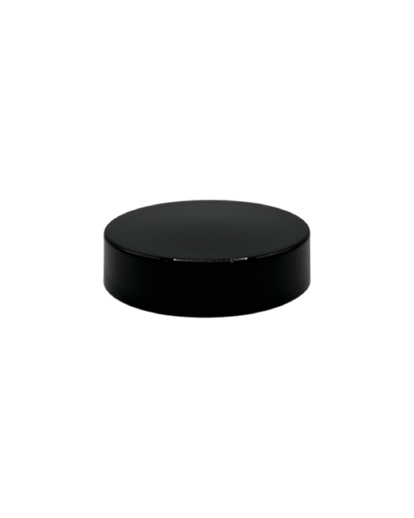 150ml Black Plastic Lid for Glass Jar (ABS)
