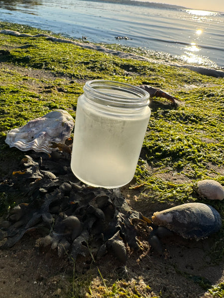 150ml Frosted Clear Glass Jar for Cosmetics