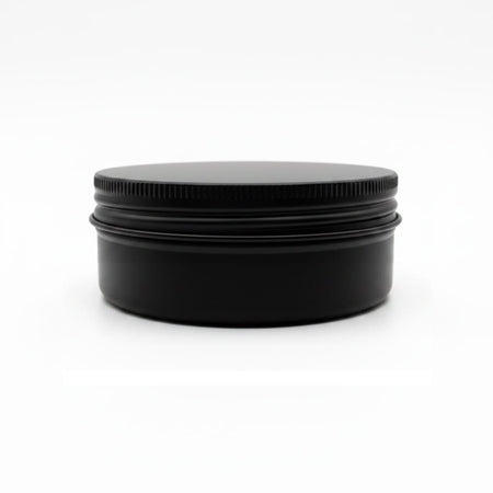 150ml Matte Black Aluminium Screw Lid Tin