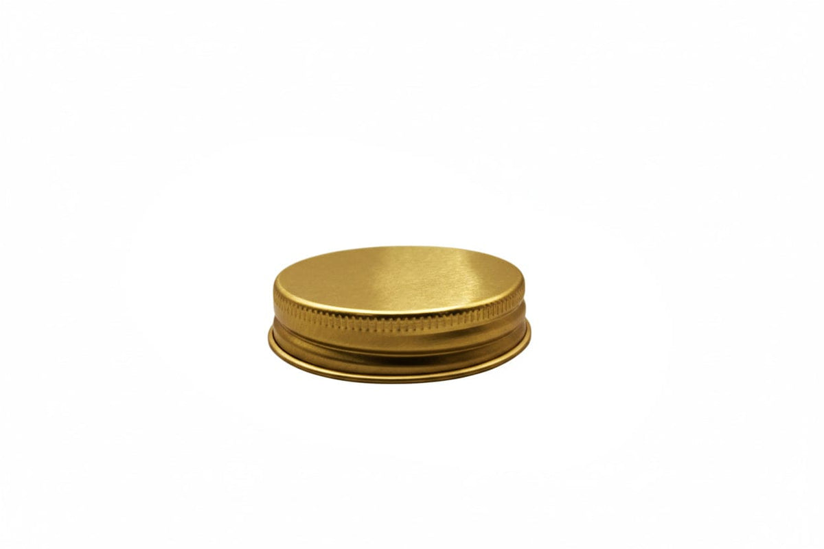 15ml Amber Glass Jar With Gold Aluminium Lid - Pack of 15