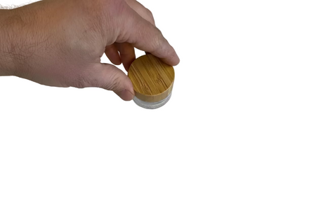 15ml Glass Jar with Bamboo Lid