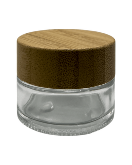 15ml Glass Jar with Bamboo Lid