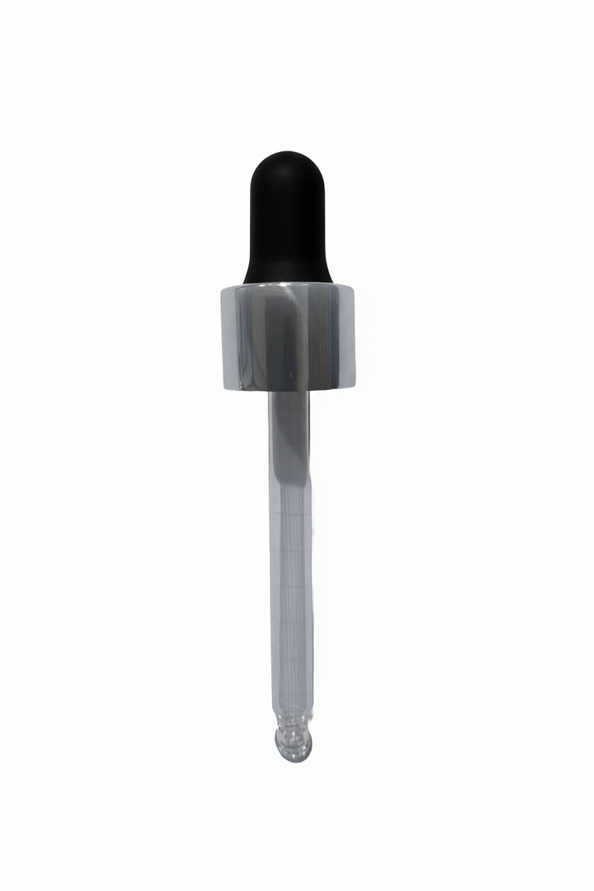 15ml Black & Silver Ball End Dropper Pipette