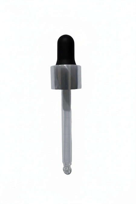 15ml Black & Silver Ball End Dropper Pipette