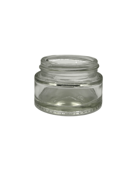 20ml Clear Glass Jar With Gold Aluminium Lid