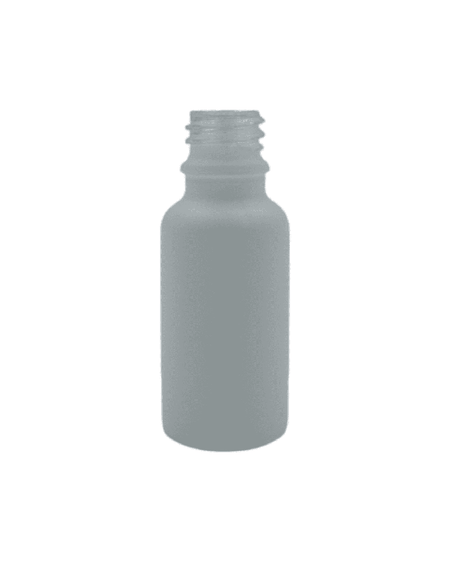 20ml Matte White Glass Dropper Bottle