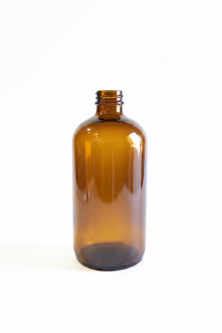250ml Amber Boston Glass Bottle