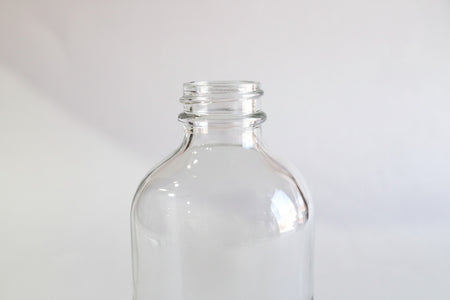 250ml Clear Boston Glass Bottle