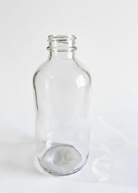 250ml Clear Boston Glass Bottle
