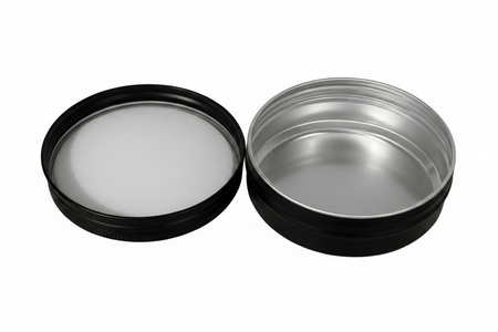 250ml Matte Black Aluminium Screw Lid Tin