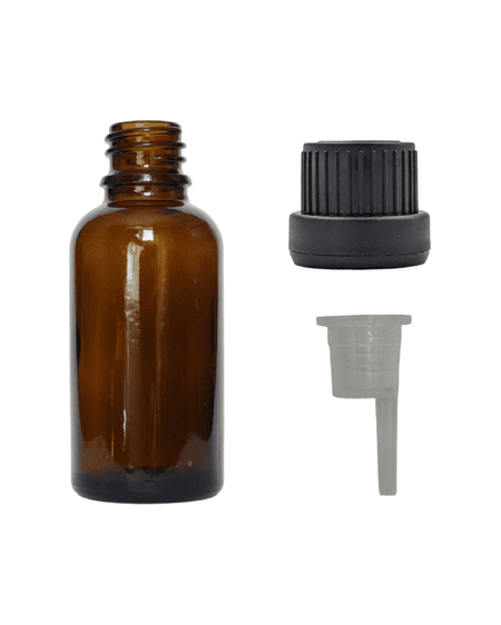 30ml Amber Glass Dropper Bottle & Dripper insert 1.5mm