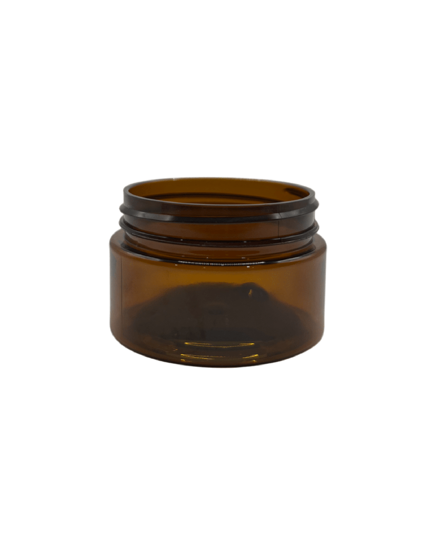 30ml Amber Glass Jar With Silver Aluminium Lid - Pack of 15