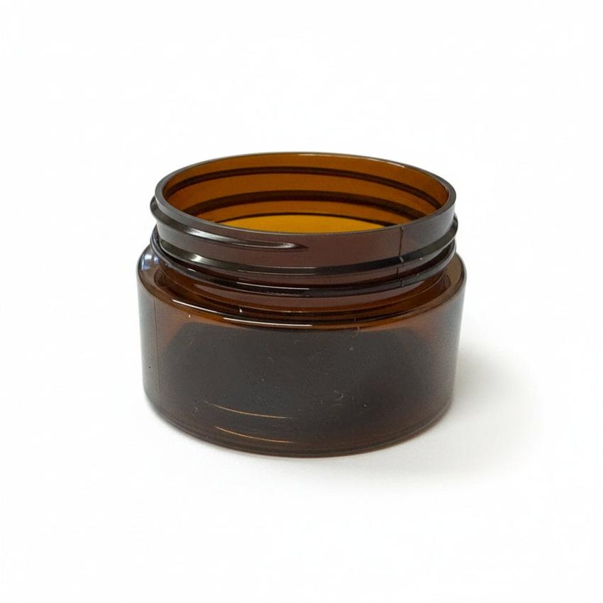 30ml Amber Plastic Jar (PET)
