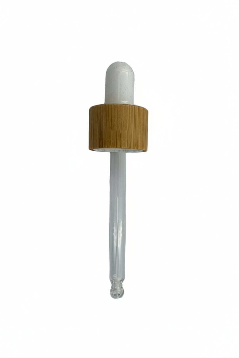 5ml White Bamboo Ball End Dropper Pipette DIN18