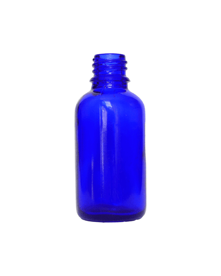 50ml Blue Glass Bottle with Black Tamper Evident Dropper