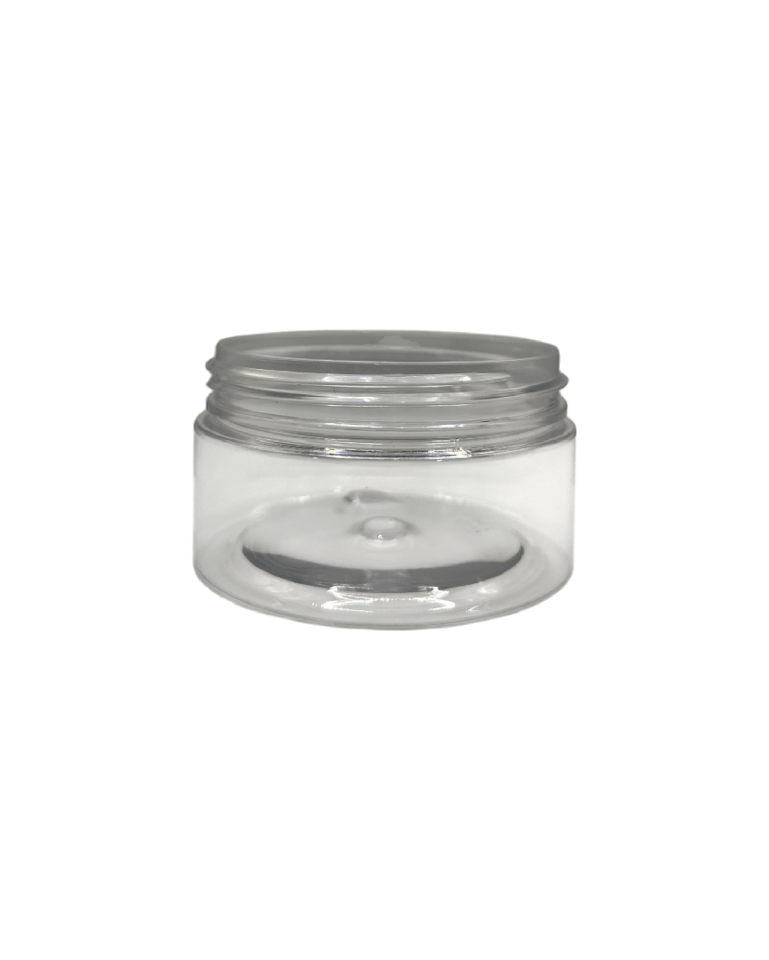 30ml Clear Glass Jar With Black ABS Lid - Pack of 15